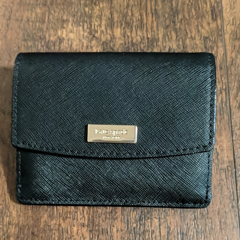 Kate Spade NWOT Black Mini Wallet